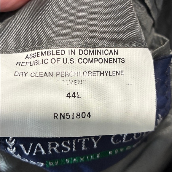 Saville Row Varsity Club Vintage 100% Wool Checkered Blazer - Picture 5 of 9